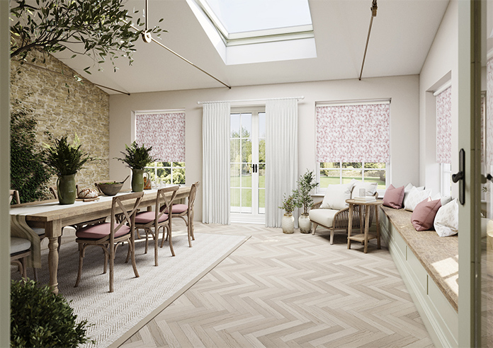 Leilani (Blackout), Coral - Roller Blind - Image 7